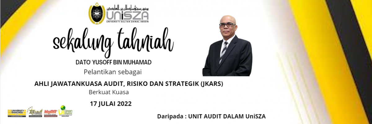 Pelantikan Dato Yusoff bin Mohamad Sebagai Ahli JKARS
